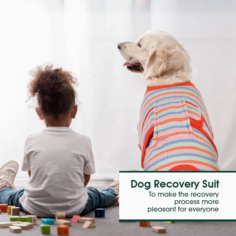 Kuoser Recovery Suit for Dogs Cats After Surgery XL